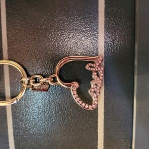 Coach Heart keychain